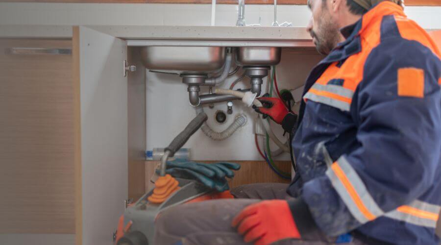 Professional clogged toilet repair in Woodside, DE